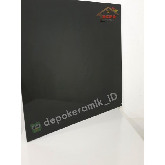 KIA Granit Super Black 60x60 Kw1 Granit Hitam Polos Double Loading