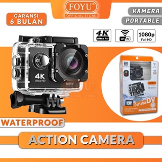 Action Camera Foyu 4k Wifi Waterproof Portable DV 1080P Murah