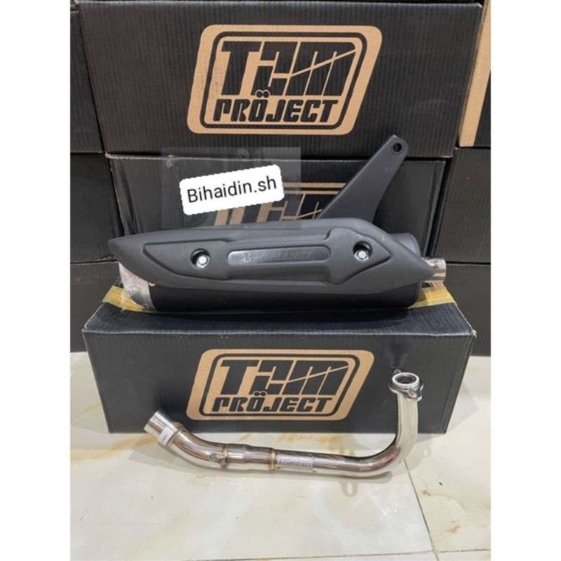 knalpot tzm project standar racing genio,beat 2020-2022,scoopy 2020-2022