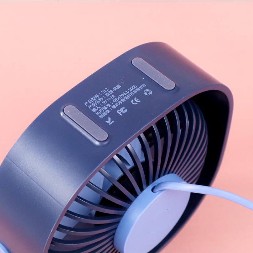 3Life Kipas Angin Mini Fan USB 3 Speed - 312 - Blue