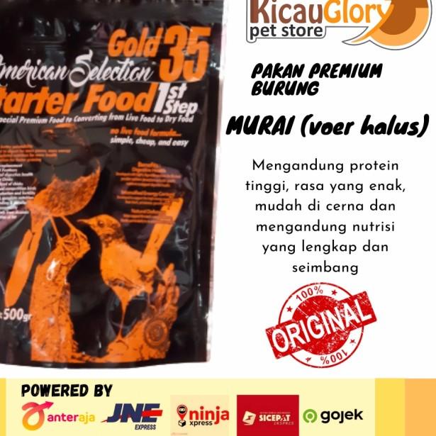 american selection gold 35 starter food (AMS MURAI voer halus)
