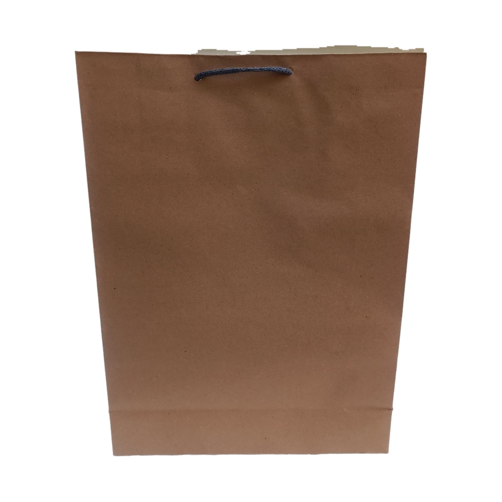 Paper Bag Tas Kertas untuk baju pakaian Craft Uk 25x35cm jumbo [LUSINAN] GOODIE BAG paper bag jumbo polos coklat / paperbag murah / Tas Kertas box nasi