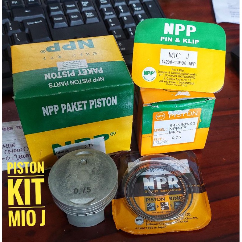 PISTON KIT MIO J OVZ STD , 50 , 100 NPP-BOYRENK RACING