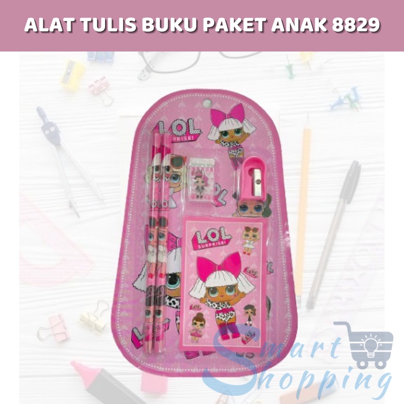 

Alat Tulis Buku Paket Anak 8829 / Satu Set Alat Tulis