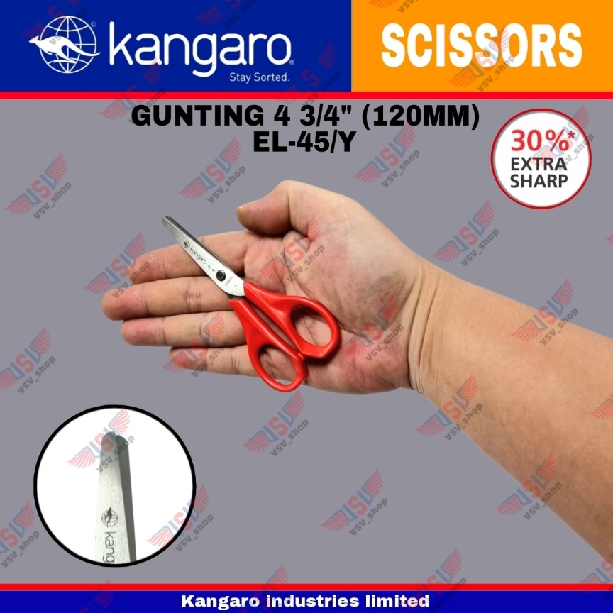 Gunting kecil / Gunting kertas / Gunting Stainless Steel 120mm Scissors