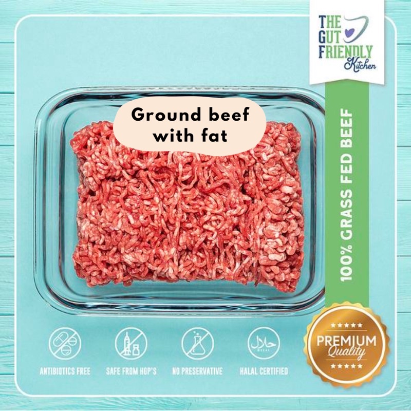

Ground beef with fat 20% AUS GRASS FED ORGANIC (daging sapi giling dengan lemak) 500gr