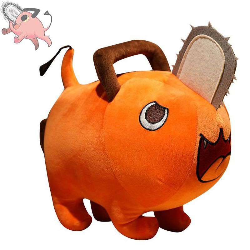 Mainan Boneka Stuffed Plush Anime Chainsaw Man Denji Pochita Ukuran 10 / 25 / 40cm