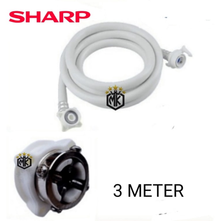 [ 3 METER ] Selang Inlet Mesin Cuci Sharp Tabung Otomatis