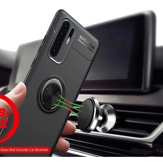 Case Huawei P30 Lite Case Luxury Mangnetic Ring Hard Softcase