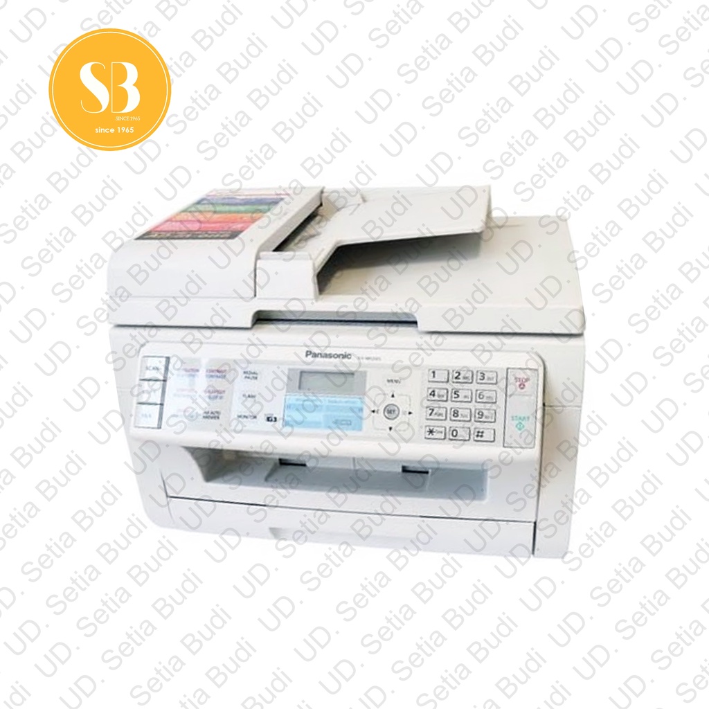 Mesin Facsimile Multi Fungsi Printer Fax Warna Panasonic KX-MB2025 Baru Gres