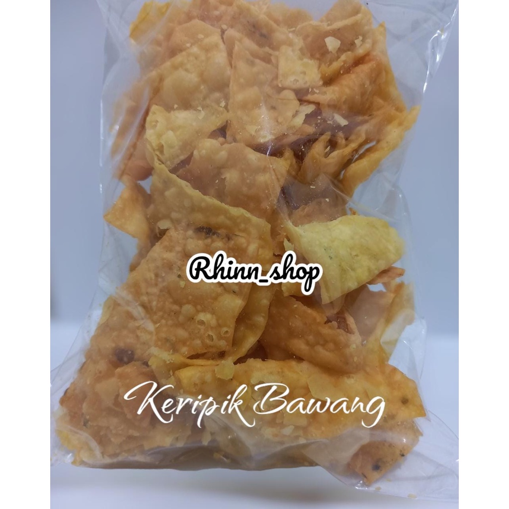 

Kripik Bawang/Pangsit Goreng/Kripik Pangsit/Kerupuk Pangsit 150Gram-SNACK TERMURAH-GROSIR-MURAH