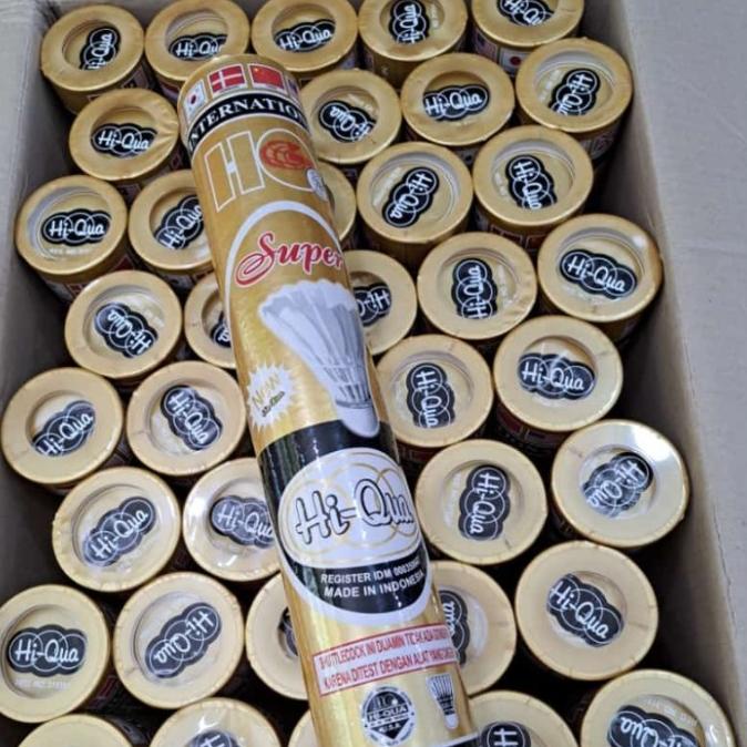 Bola raket badminton / shuttlecock HI-qua gold / olahraga bulutangkis