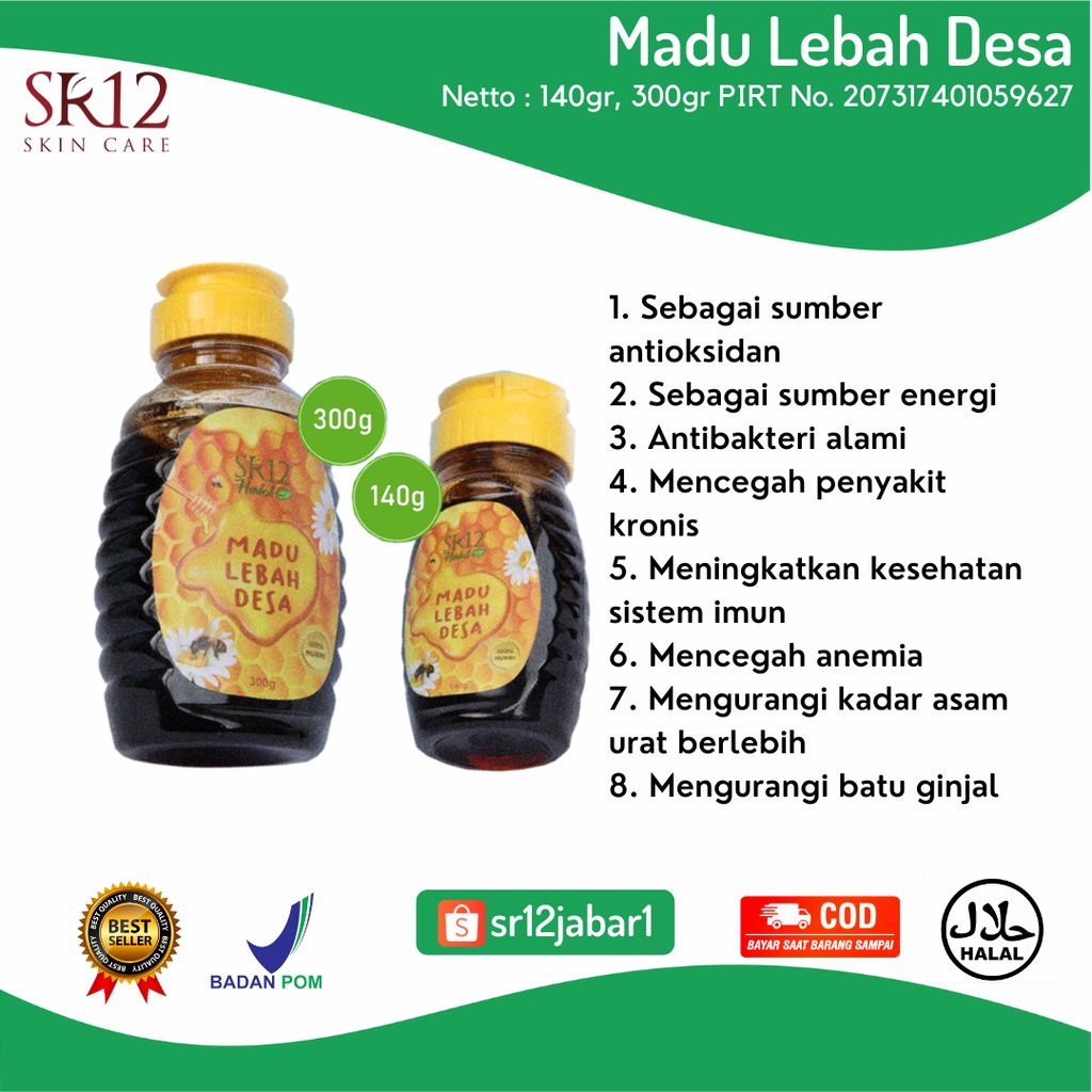 

Madu Lebah Desa SR12 / Madu Asli / Madu bagus / Madu Teruji Lab / Madu Manjur / Madu Murni / Madu Penambah Darah / Madu Hutan Baduy Asli