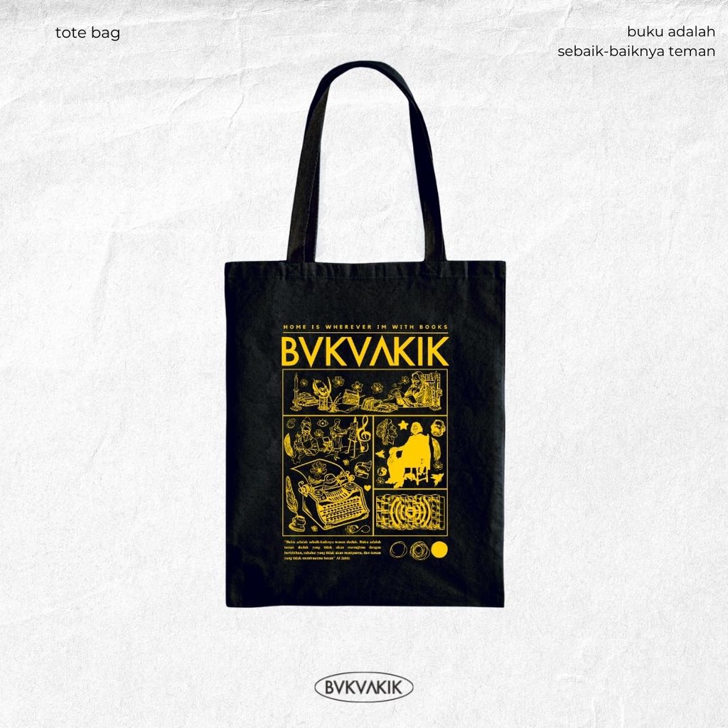 Tote Bag Buku adalah Sebaik-baiknya Teman