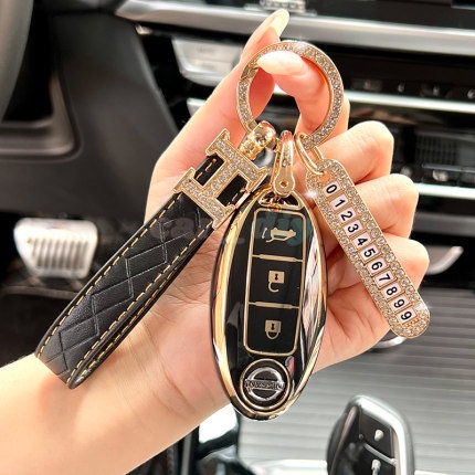 Casing Kunci Mobil Untuk Nissan Qashqai Juke F15 J10 J11 X-Trail T32 T31 Kicks Tiida Pathfinder Pulsar