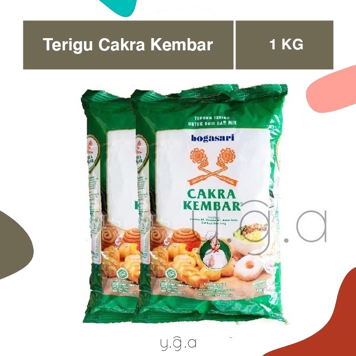 

Tepung Terigu Cakra Kembar 1KG Protein Tinggi