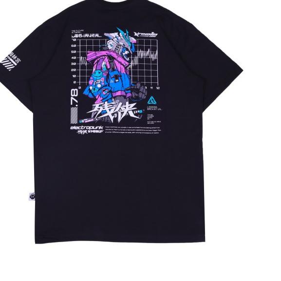 KREMLIN Electropunk T-shirt Kaos Hitam - Cybercop - Black - M