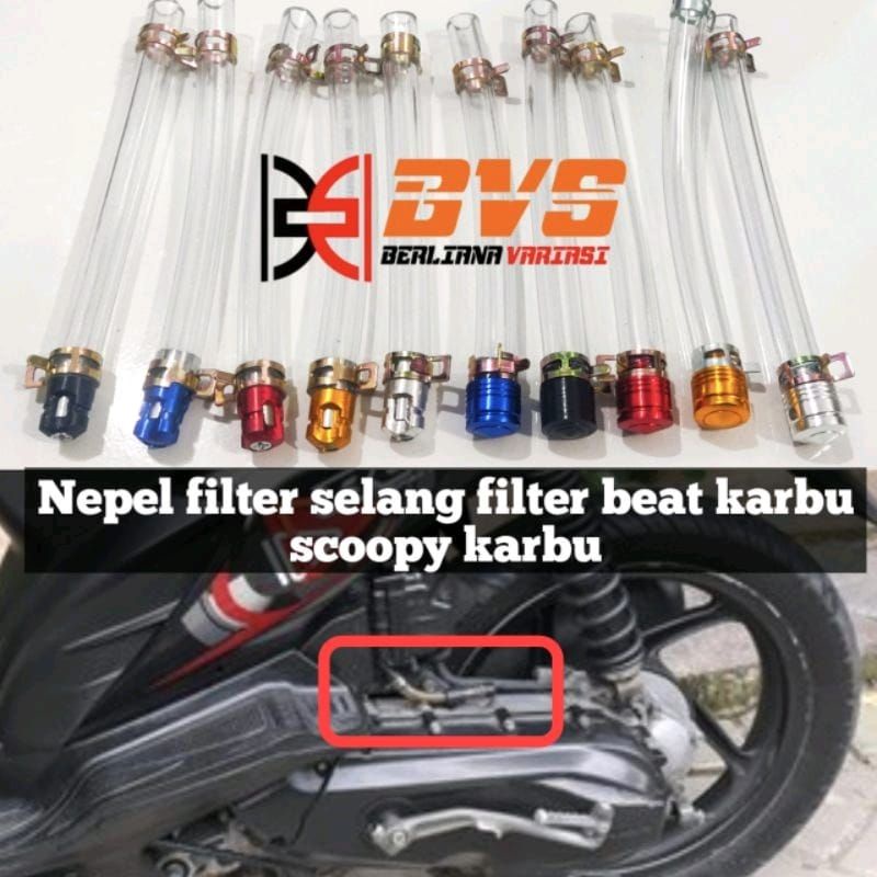 selang filter Nepel filter beat karbu scoopy karbu selang hawa filter nepel box filter beat karbu bo