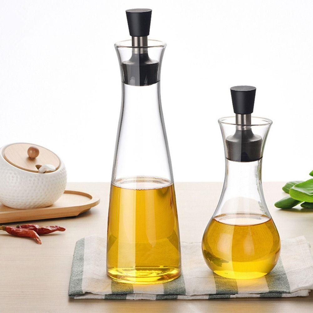 【 ELEGANT 】 Botol Minyak Wadah Saos Tuang Kreatif Alat Dapur Untuk Minyak Goreng Dispenser Bumbu Toples