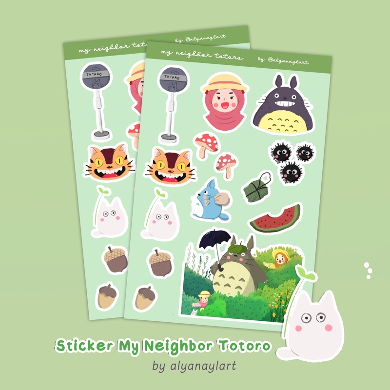 

Studio Ghibli's Sticker My Neighbor Totoro by alyanaylart