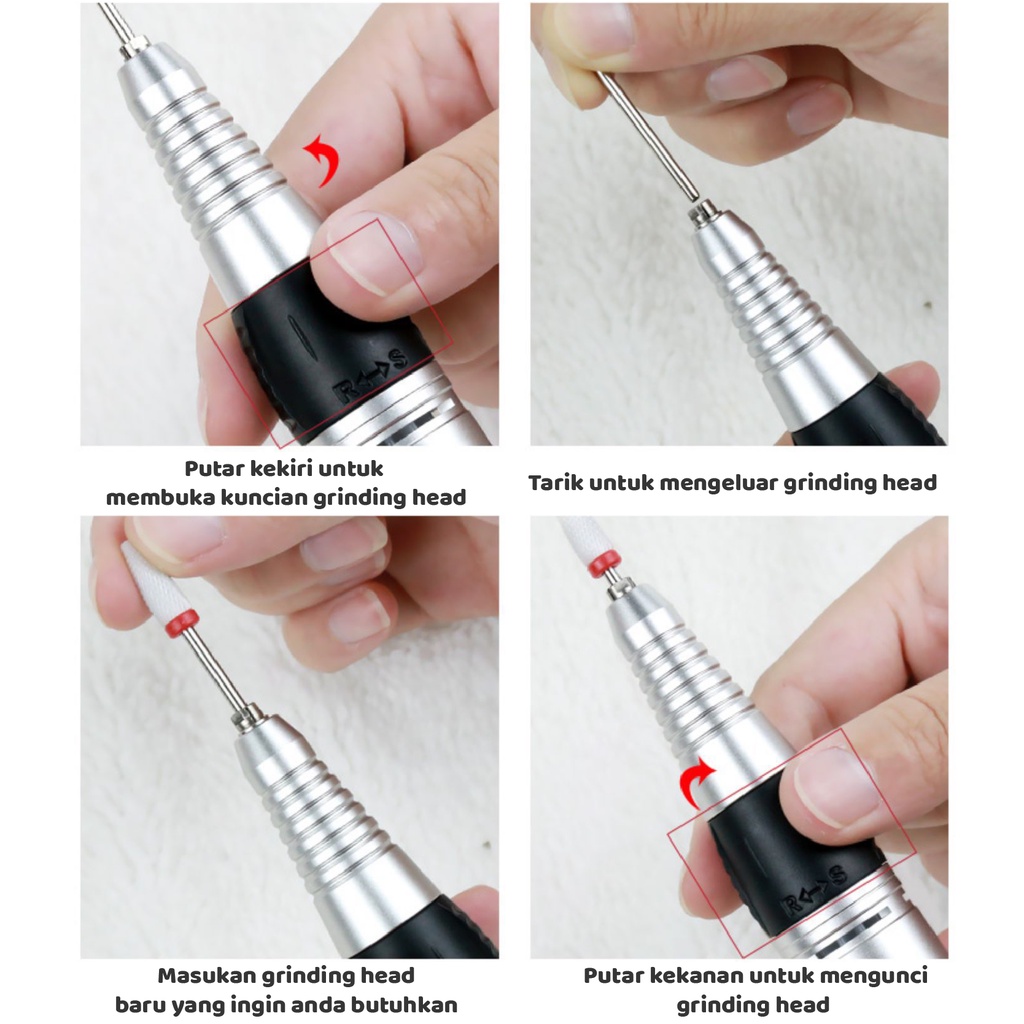 MSY Alat Kikir Kuku Elektrik/Bor Mini Mesin manikur/Mesin Kikir Kuku Elektrik Electric Nail Drill