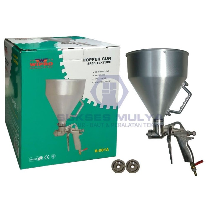 WIPRO Spray Gun Texture - Hooper Gun - Alat Semprot texture - Cement G