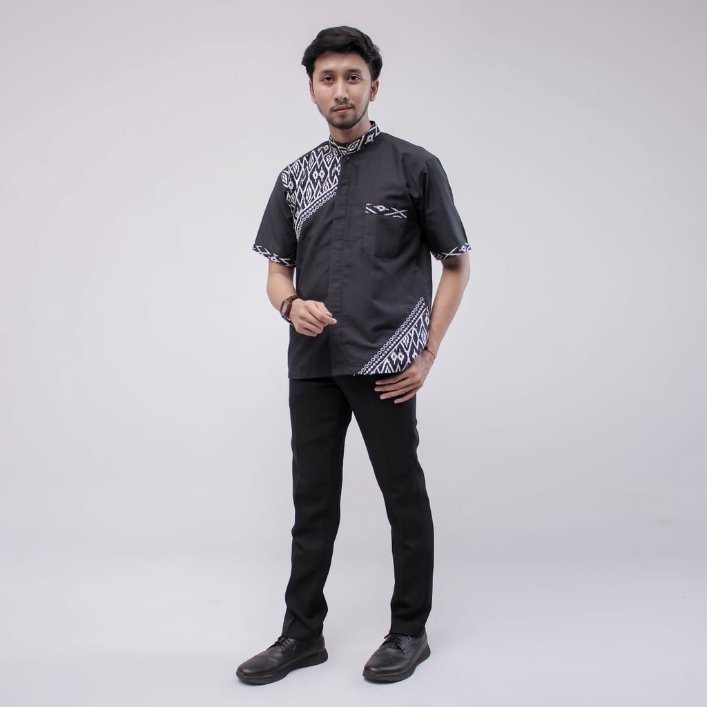 Baju Koko Pria Lengan Pendek | Baju Koko Multi Warna Lengan Pendek