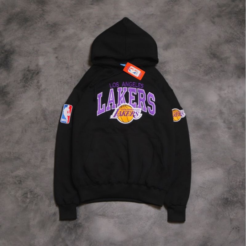 HOODIE JAKET SWEATER LAKERS NBA FULLTAG &amp; LABEL