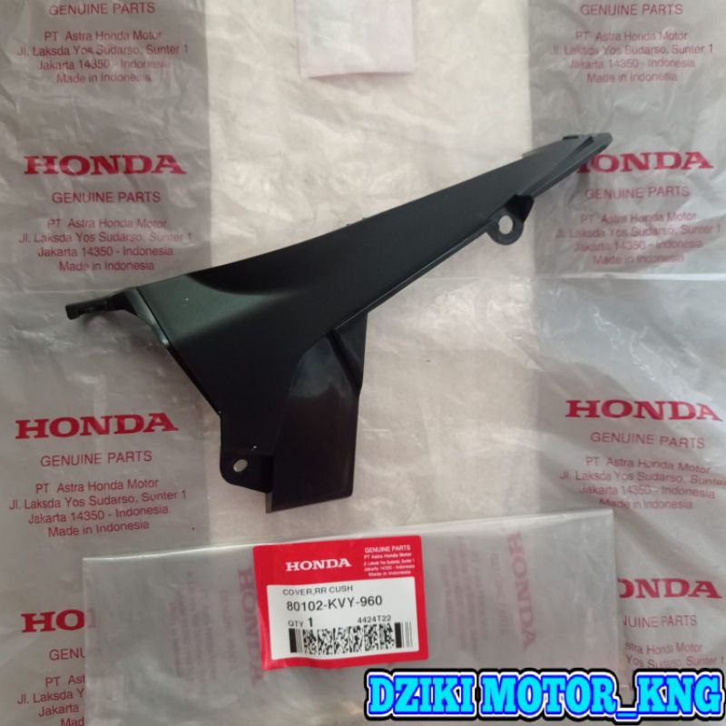 Cover Tutup Shock Belakang Honda Beat Karbu Orinal AHM Cover Tutup Shok Belakang Beat
