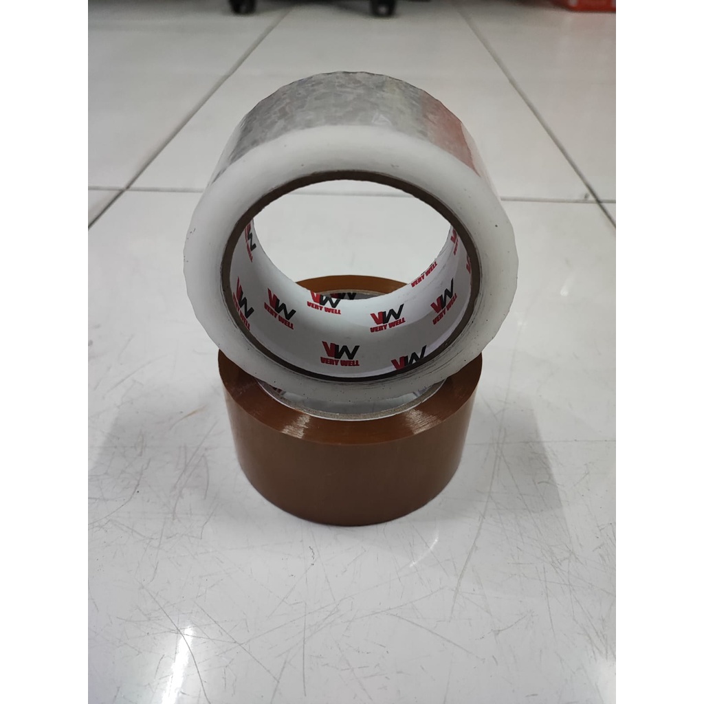 

LAKBAN BENING COKLAT 100 YARD x 45 MM VERYWELL KUALITAS DAIMARU