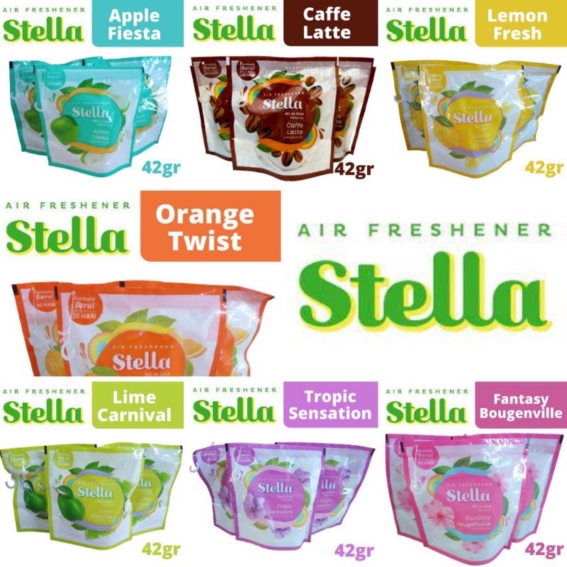 stella pengharum ruangan 55gr | stella pengharum mobil | stella pengharum gantung | stella varian ba
