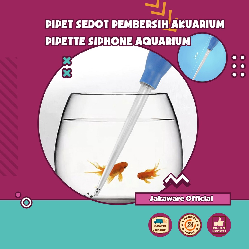 POPBLOOM PIPET SEDOT PEMBERSIH AKUARIUM PIPETTE SIPHONE PUMP POMPA PORTABLE ALAT PENYEDOT MENYEDOT K