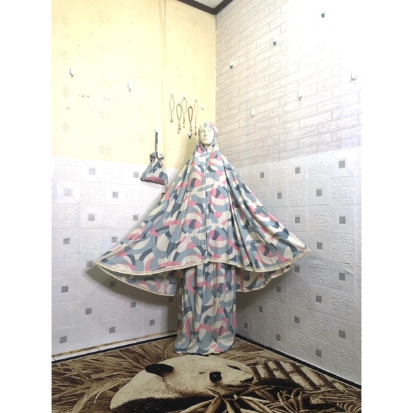 Mukena Rayon Polos mukena Rayon amotif