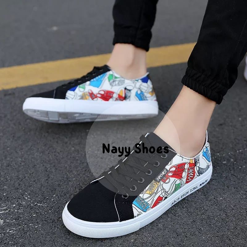 - Sneakers Casual Pria Outdoor Spor shoes ST02