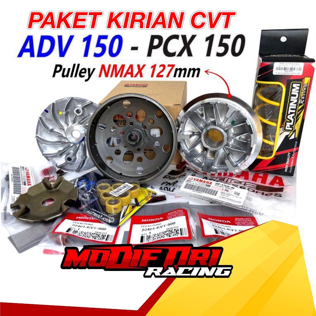 PULLEY RUMAH ROLLER NMAX PNP  VARIO 125 150 PAKET FULL UPGRADE KIRIAN CVT PCX 150 ADV 150 RUMAH ROLE