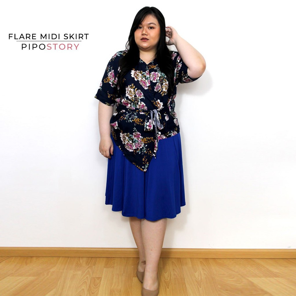 Flare midi skirt jumbo