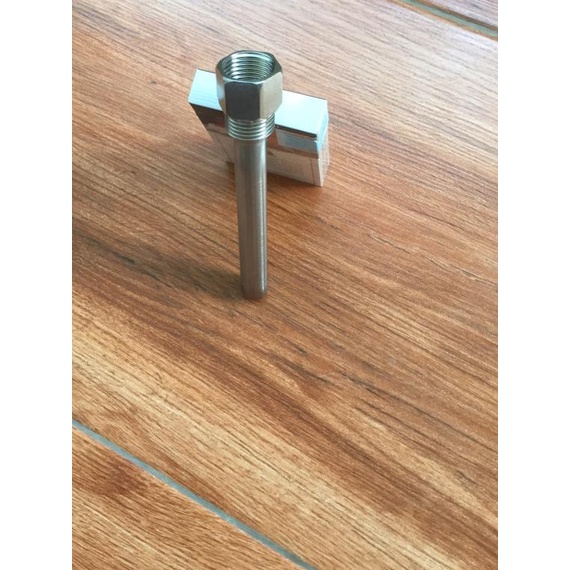 Thermowell 1/2 Inch NPT Stainless Steel Pelindung Temperature Sensor