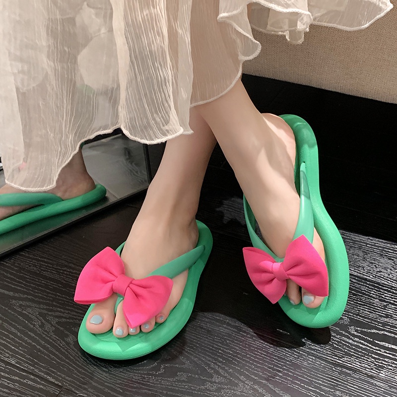 ♫ Megata ♫ SJ027 Sandal Pita jepit wanita unik lucu / sandal flip flop anti slip kekinian 2022 import