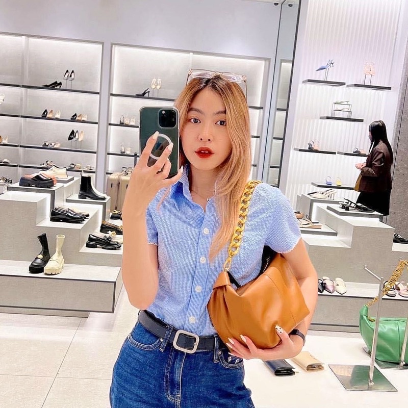 C Daki Chain Handle Hobo Bag