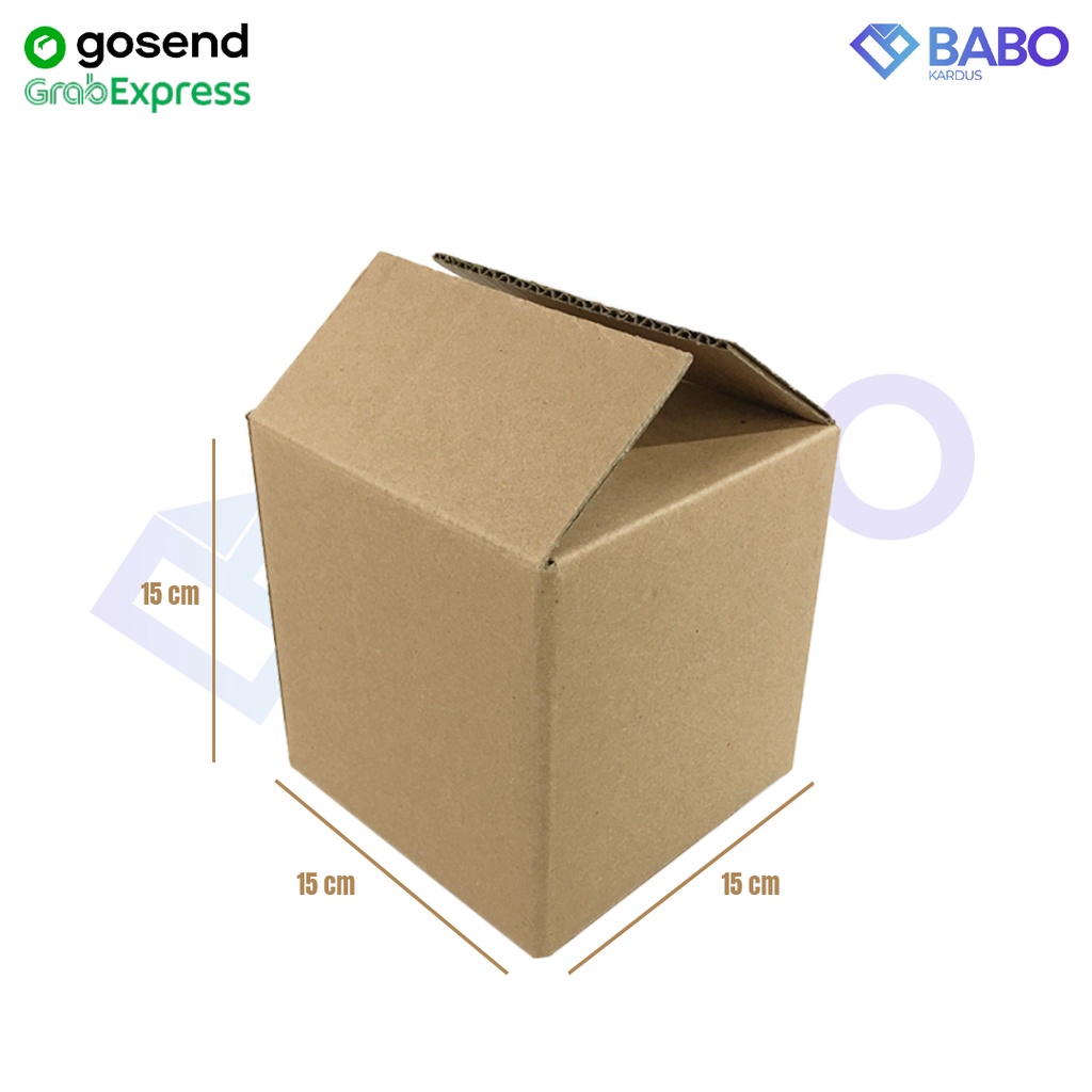 

KARDUS | BOX | POLOS 15x15x15 CM MURAH (Kardus 15 x 15 x 15 cm)