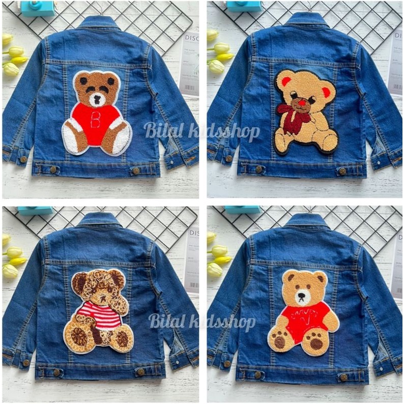 JAKET JEANS ANAK UNISEX ( CEWE &amp; COWO ) 1-12 TAHUN