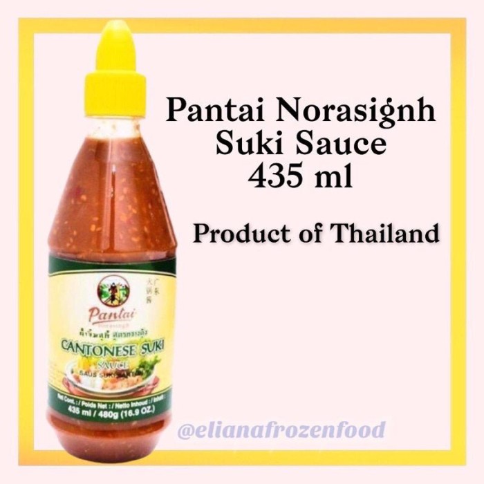 

PANTAI CANTONESE SUKI SAUCE 435 ML / SAUS STEAMBOAT SHABU SHABU