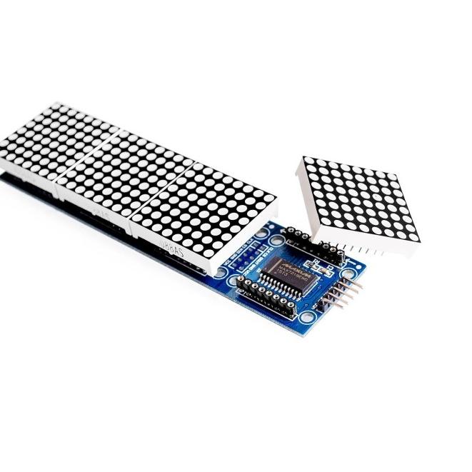 4in1 LED Dot Matrix Running Text Modul - Merah