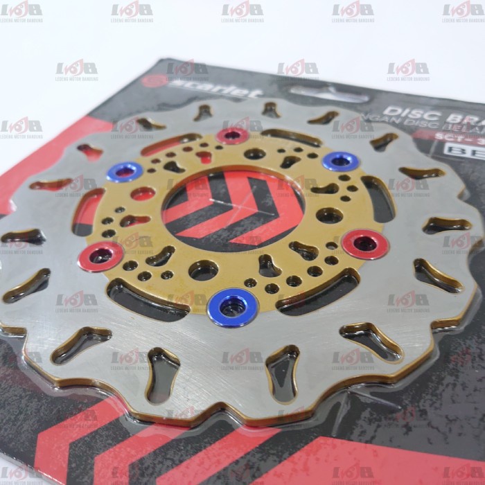 Scarlet Piringan Cakram Vario CBS Beat Front Disc Brake Racing Depan