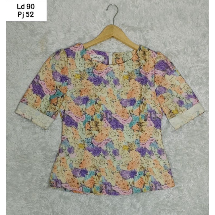 Baju Lengan Pendek Wanita Atasan Pendek Wanita Baju Lengan Pendek Cewe Blouse Pendek Motif Blouse Po