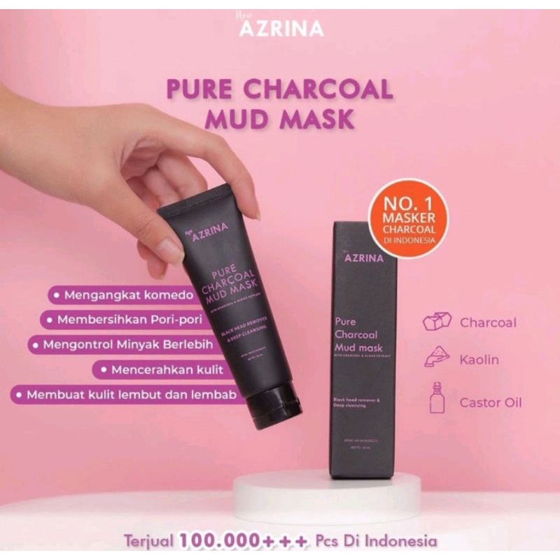 AZRINA PURE CHARCOAL MUD MASK