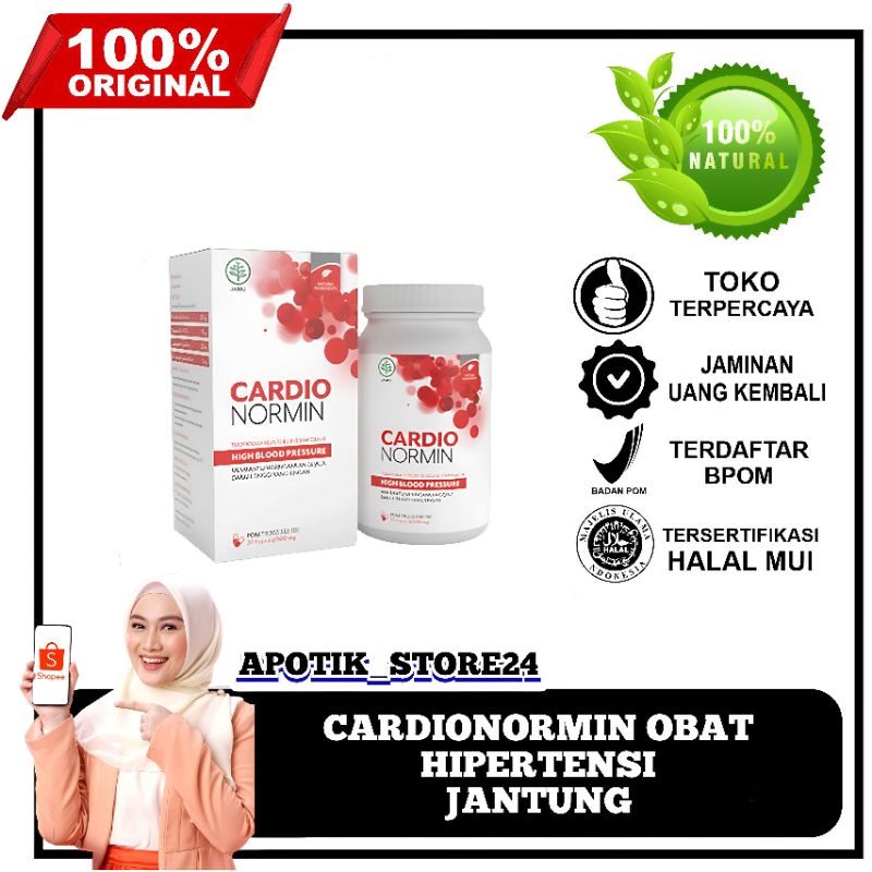 

CARDIONORMIN - ASLI ORIGINAL OBAT HIPERTENSI STRUK JANTUNG ASAM URAT KOLESTROL LEMAK BPOM