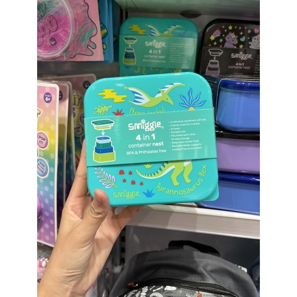 SMIGGLE CONTAINER LUNCH BOX 4 IN 1