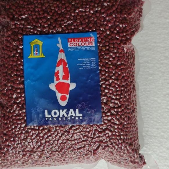 PAKAN IKAN KOI LOKAL TAK GENTAR LTG 1KG 1 KG - COLOUR