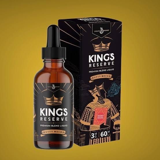 Liquid Kings Reserve 60ML by Emkay Brewery - Nutty Mocha - 100% Authentic - King Reserve